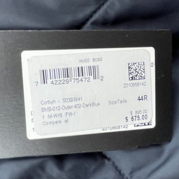 HUGO BOSS "Corbyn" Men's Winter Jacket - Picture 8 of 8